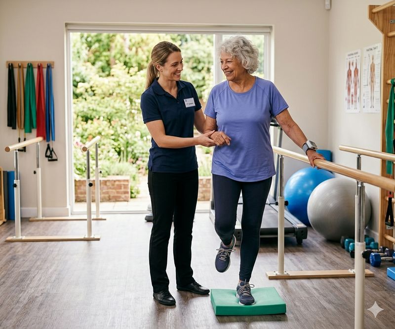 Physical therapy session at The Waters of Georgetown
